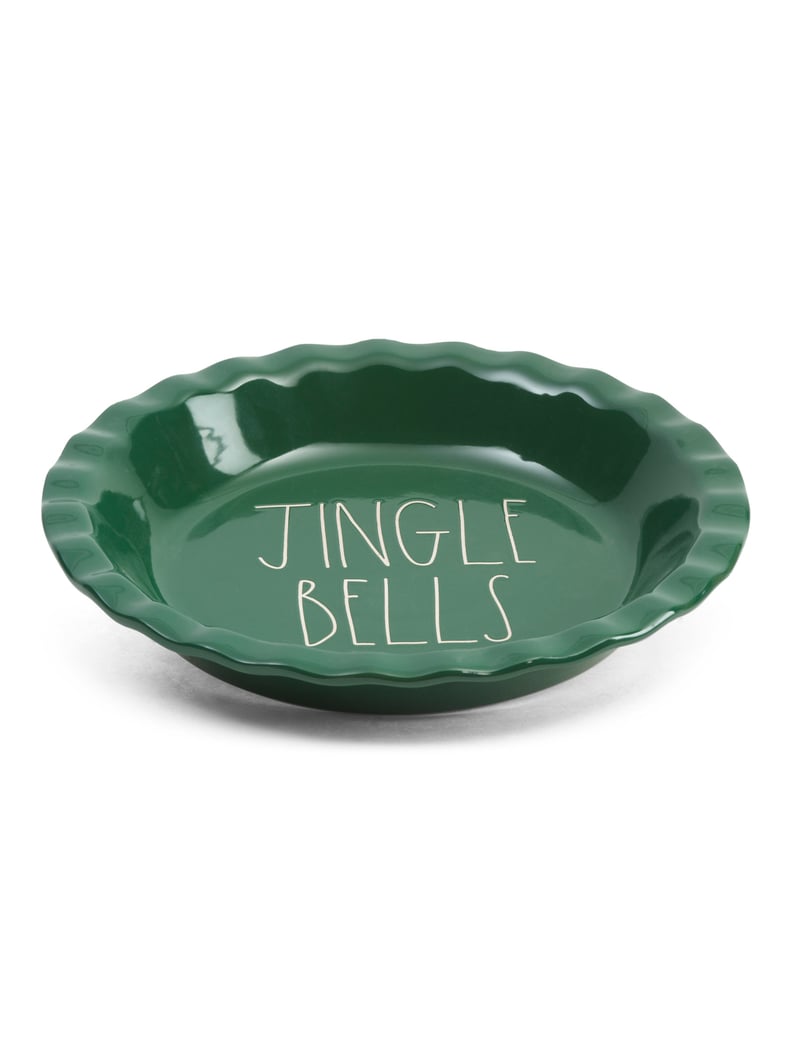 Elongated Jingle Bells Pie Plate