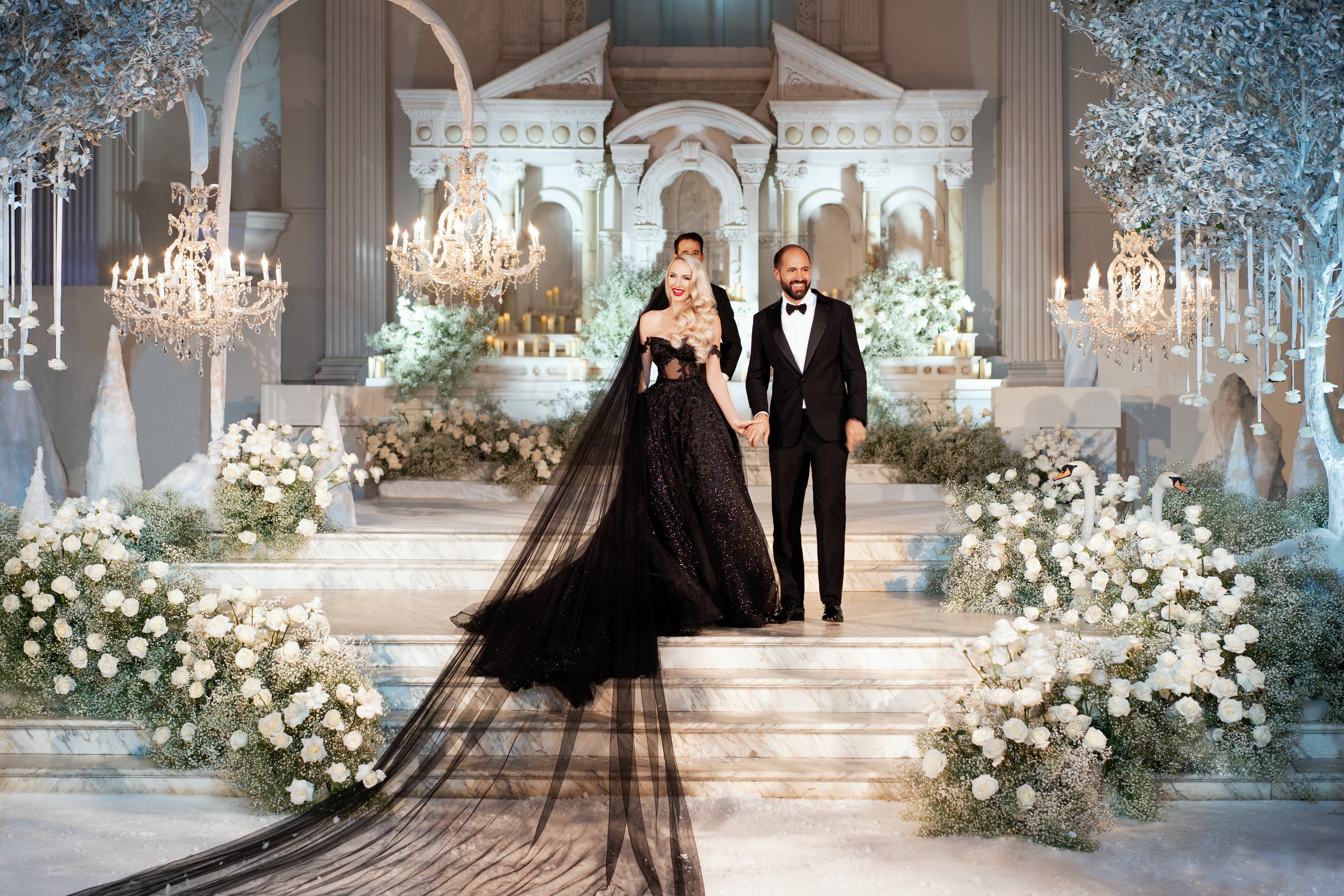 Christine's Galia Lahav Wedding Dress on Selling Sunset  Black wedding  dresses, Black wedding, Famous wedding dress designers