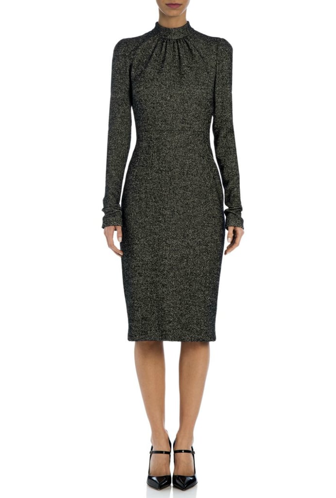 Dolce & Gabbana High-Neck Tweed Sheath ($1,995)