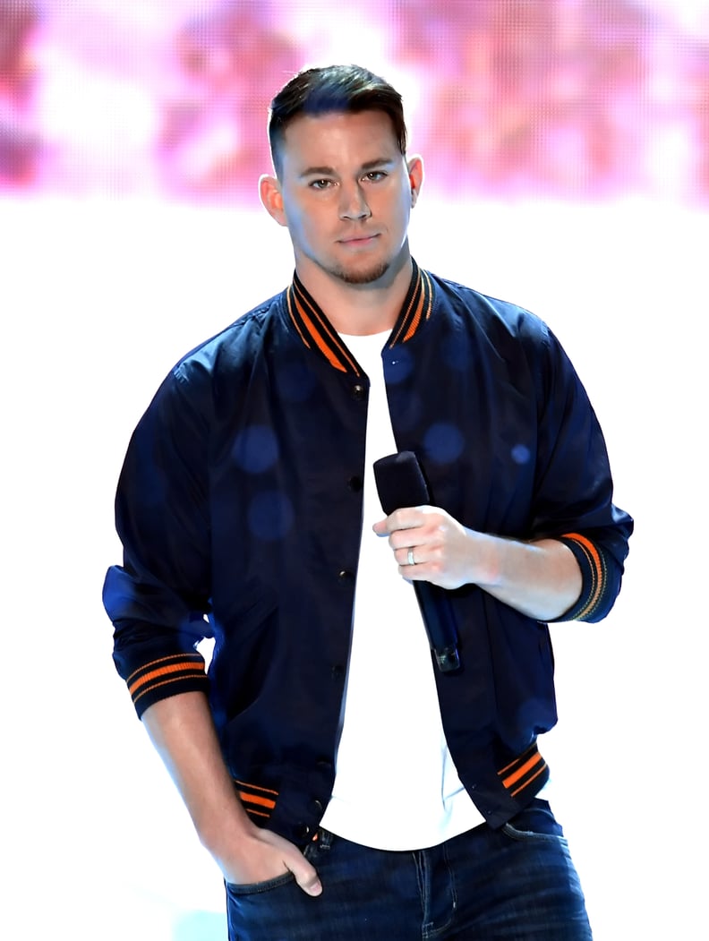 INGLEWOOD, CA - MARCH 24:  Channing Tatum speaks onstage at Nickelodeon's 2018 Kids' Choice Awards at The Forum on March 24, 2018 in Inglewood, California.  (Photo by Kevin Winter/Getty Images)