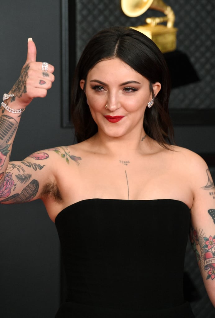 Julia Michaels 13 Celebrities Who Embrace Their Armpit Hair Popsugar Beauty Uk Photo 2 