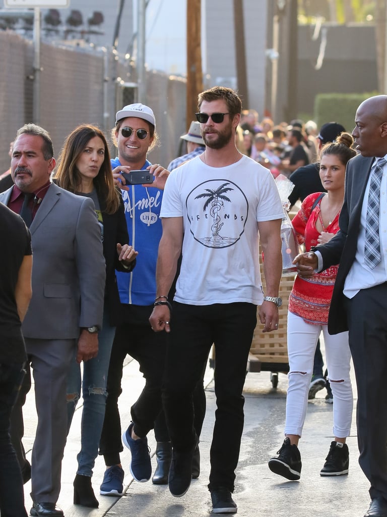 Chris Hemsworth Out in LA April 2016 | POPSUGAR Celebrity