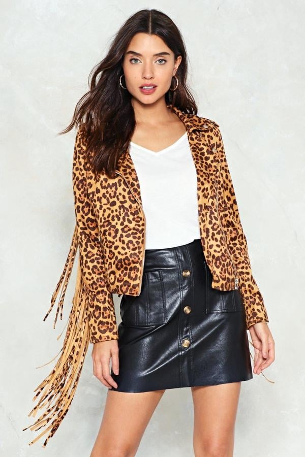 Nasty Gal Leopard Moto Jacket | Fashion Trends For 2018 | POPSUGAR ...