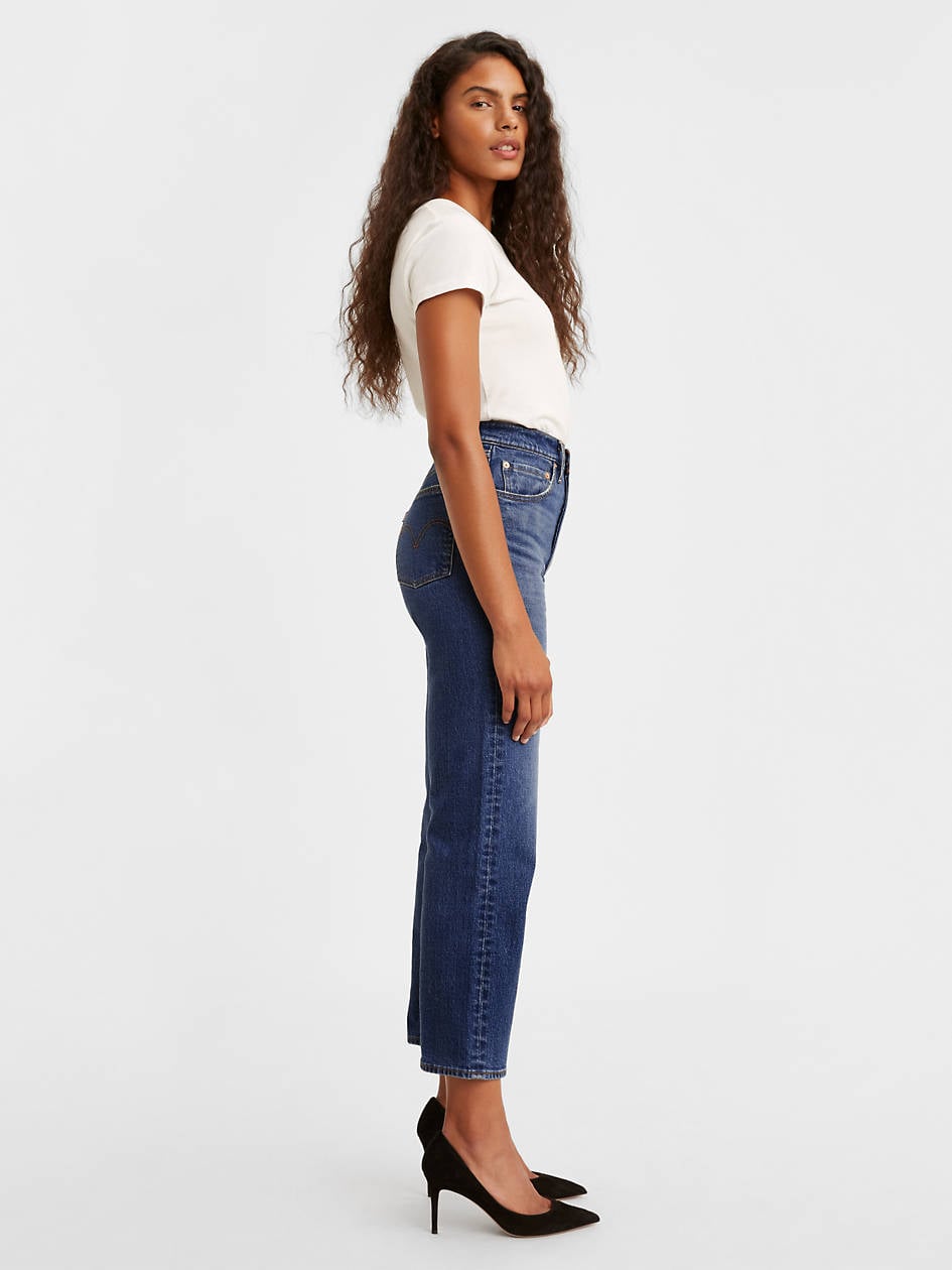 high waisted ankle jeans