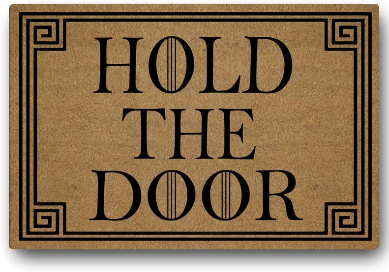 Hold the Door Doormat