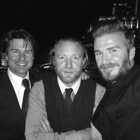David Beckham Takes a Selfie With Tom Cruise