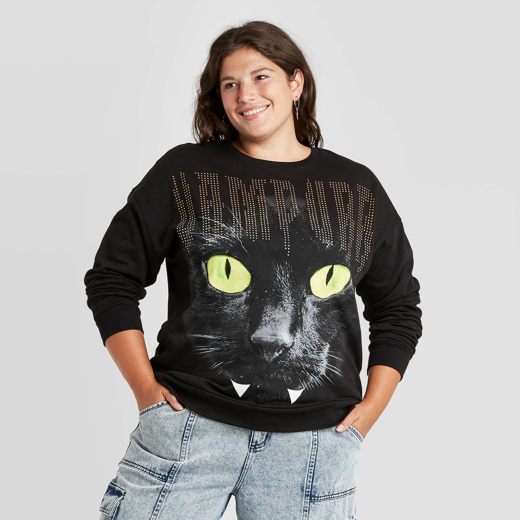 Halloween graphic sweatshirt clearance