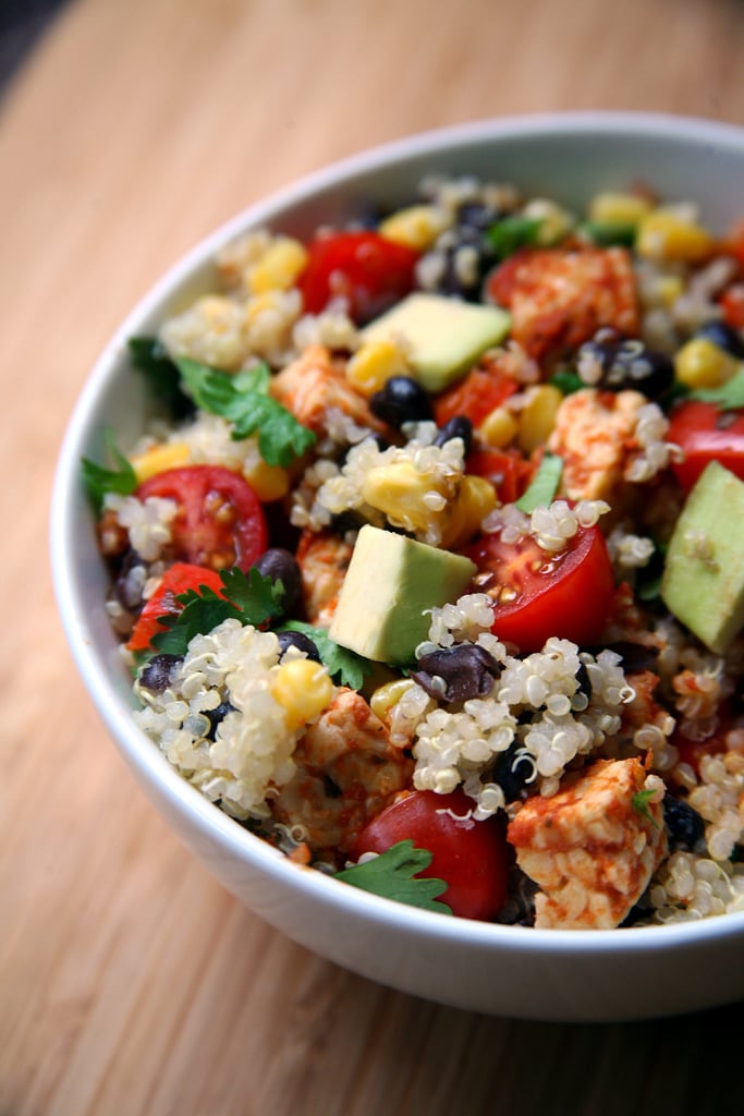 Mexican Tempeh Quinoa Bowl | Quinoa Bowl Recipes | POPSUGAR Fitness Photo 3