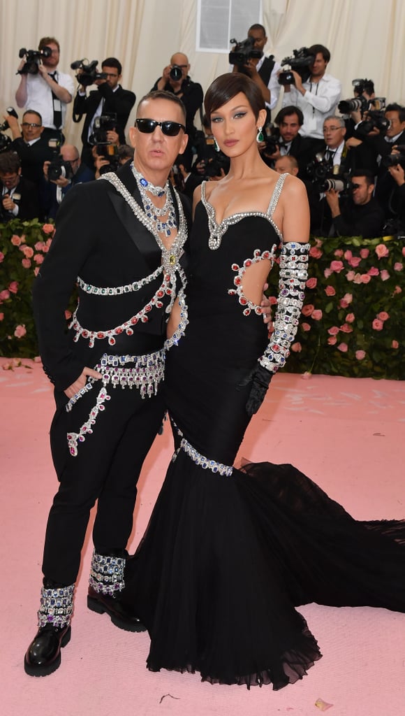 black outfit at met gala