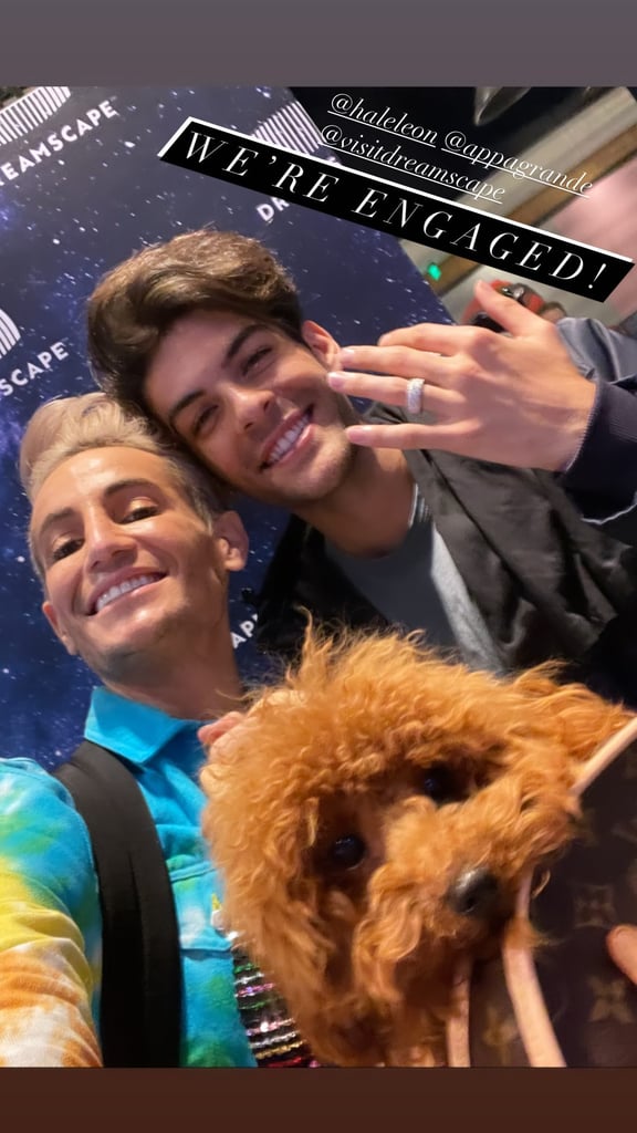 See Frankie Grande and Hale Leon's Matching Engagement Rings