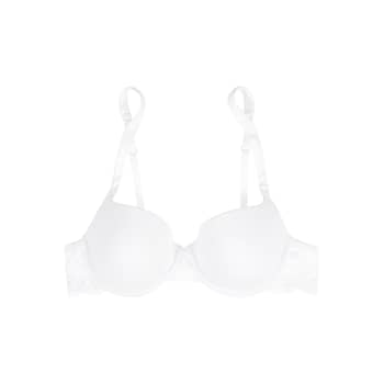 LA PERLA Souple lace-trimmed stretch cotton-blend jersey contour bra