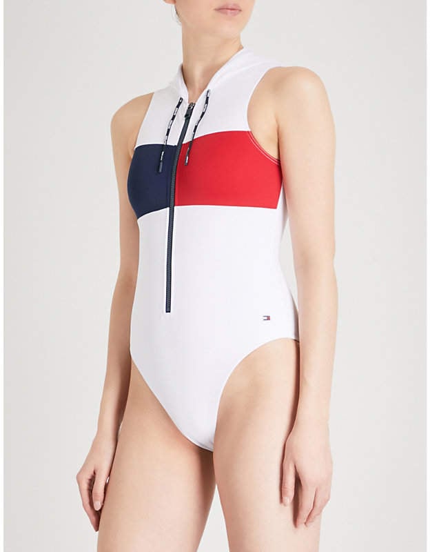tommy hilfiger hooded swimsuit