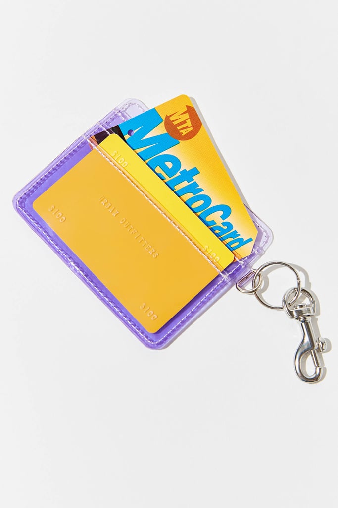Clear Card Case Keychain