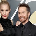 Sam Rockwell Delivers a Touching Acceptance Speech Covered in Leslie Bibb's Lipstick