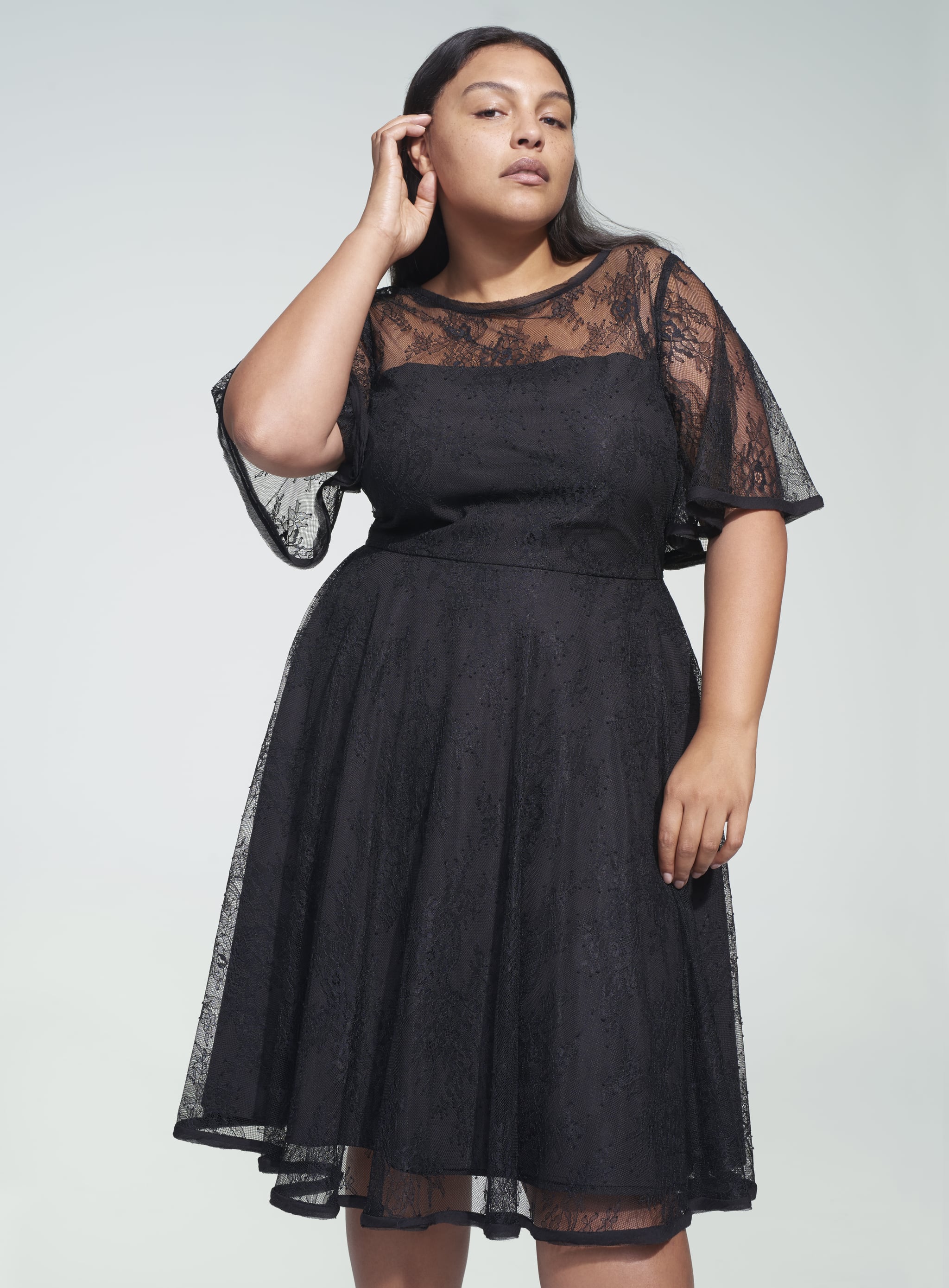 Jason Wu x Eloquii Flutter Sleeve Lace Dress Eloquii s New