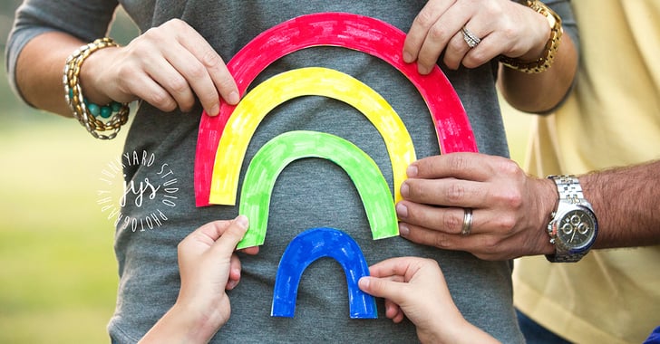 Rainbow Baby Pregnancy Announcement Ideas | POPSUGAR Family