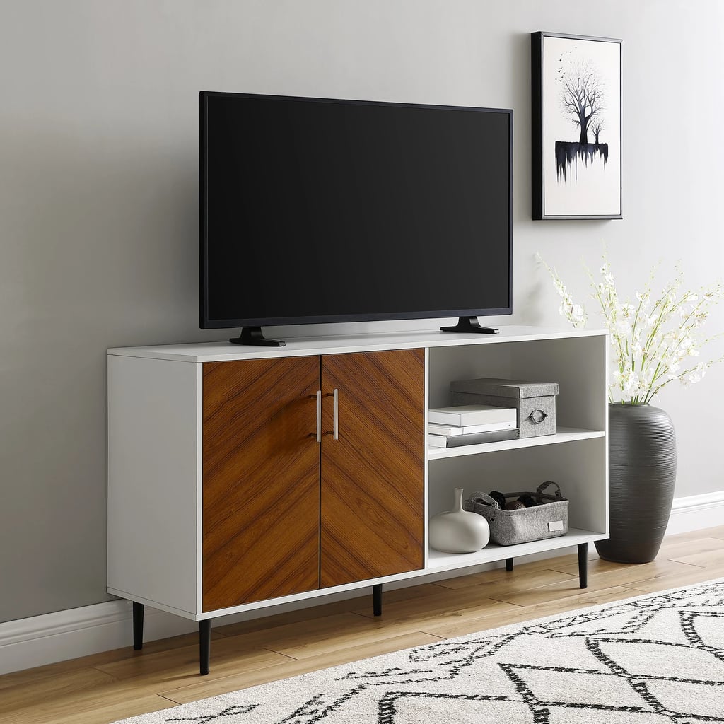 Saracina Home 58" Bookmatch Asymmetrical Console