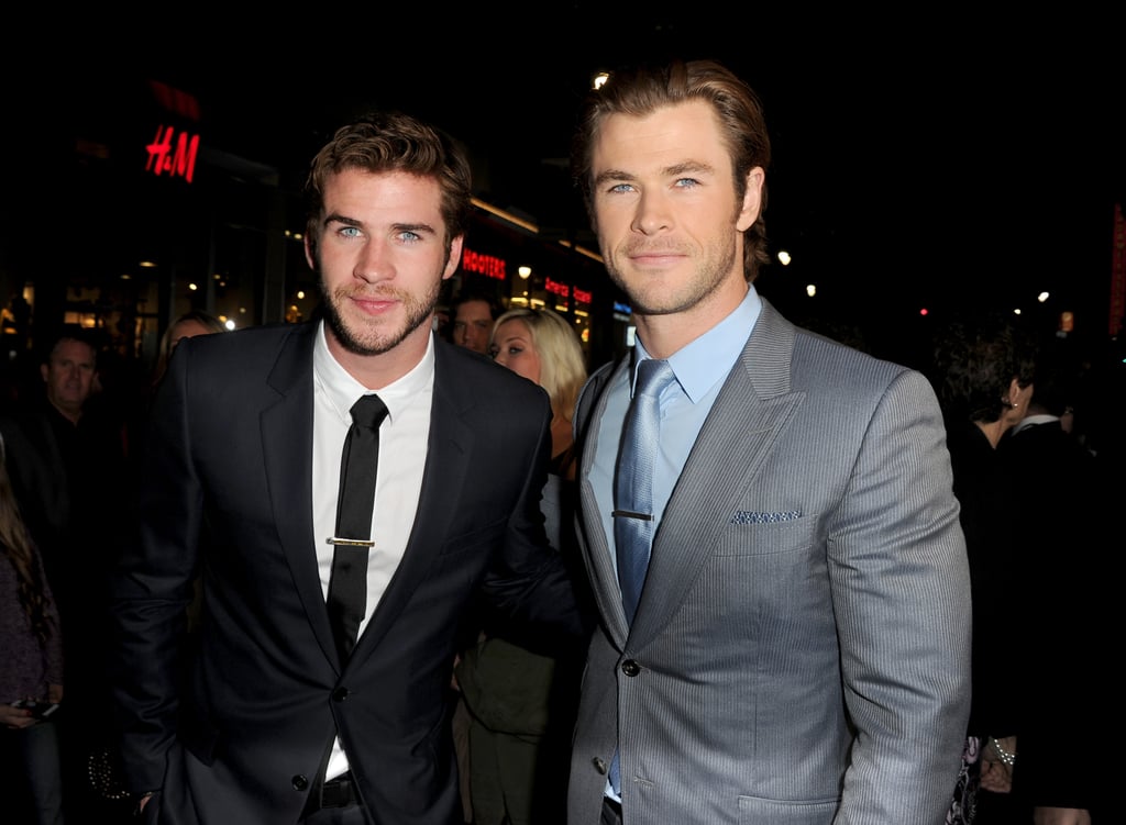 The Hemsworth brothers smoldered at the LA premiere of Thor: The Dark World in November 2013.