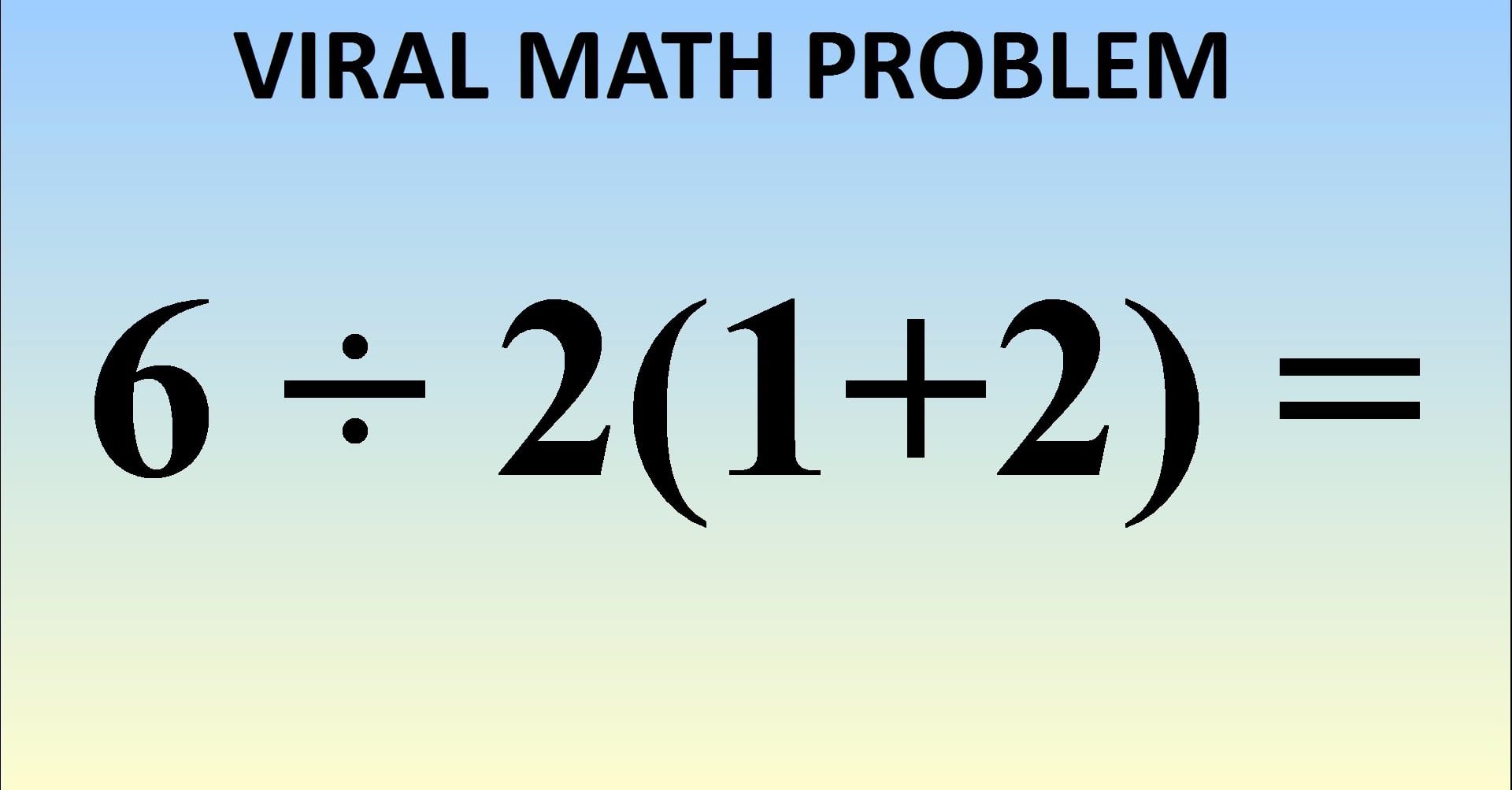 Viral YouTube Math Problem | PS Tech