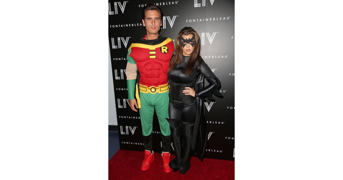 Scott Disick and Kourtney Kardashian as Robin and Batgirl The Most