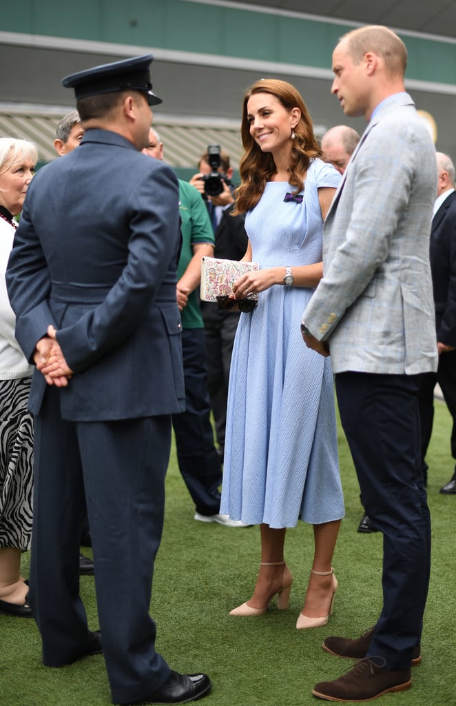 Kate Middleton Blue Dress at Wimbledon 2019