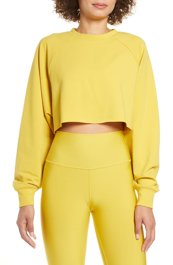 Alo Double Take Crop Sweatshirt