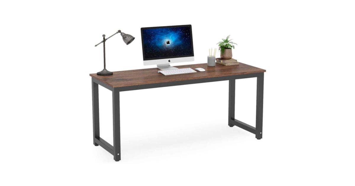 A Rustic Computer Table | Best Furniture From Amazon 2021 | POPSUGAR