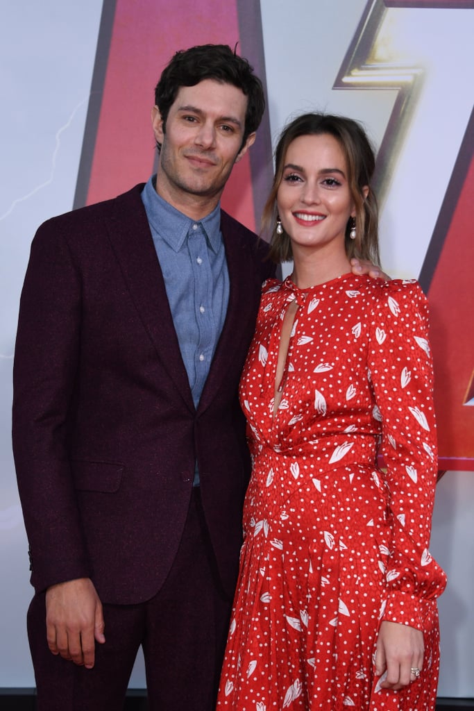 Adam Brody and Leighton Meester at Shazam! Premiere 2019