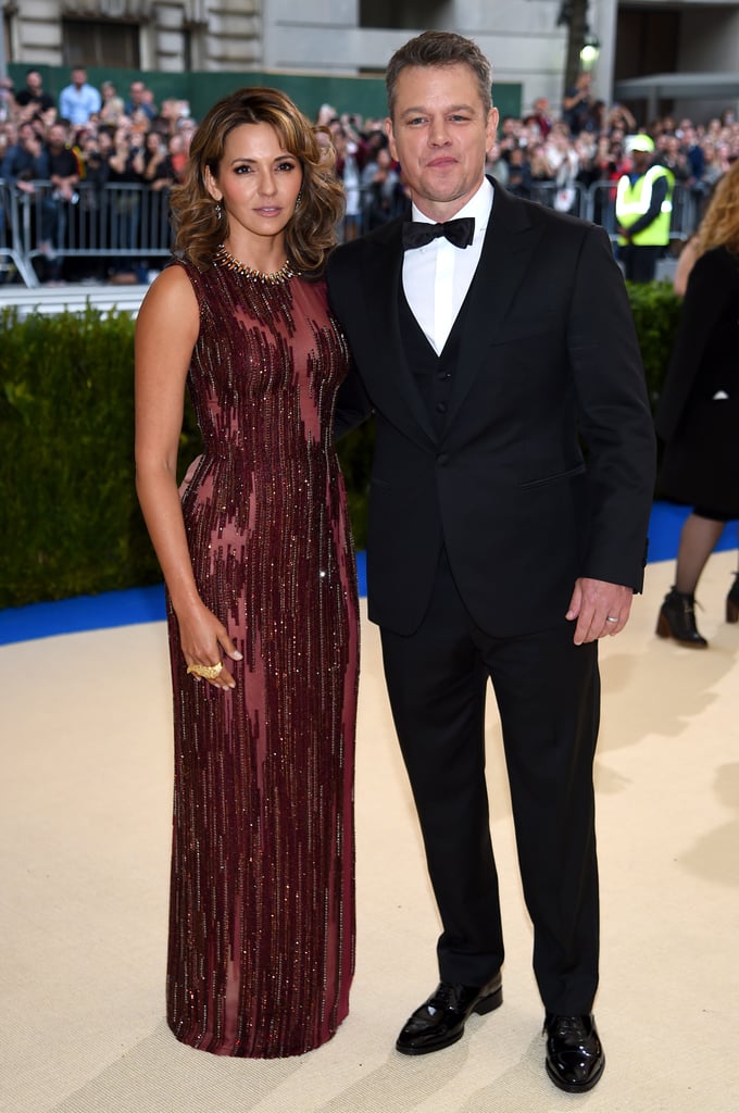 Matt Damon and Luciana Barroso