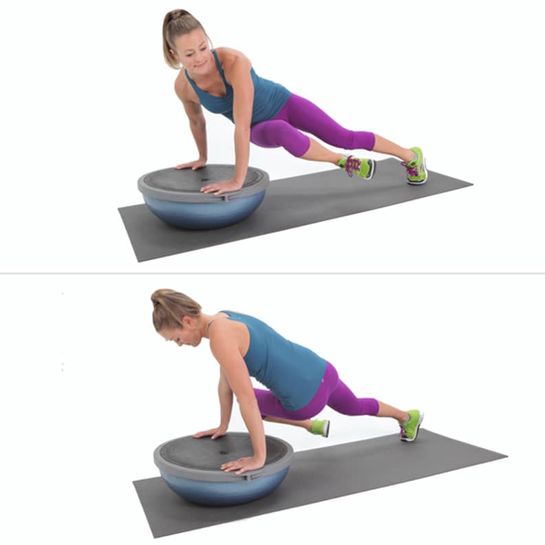 Bosu ball sales oblique crunch