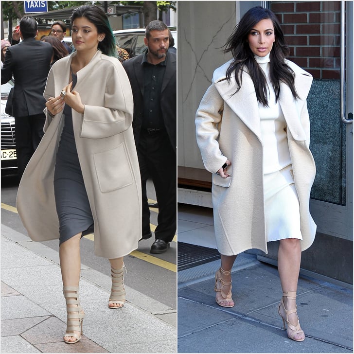 The Luxe Camel Coat and Strappy Heels