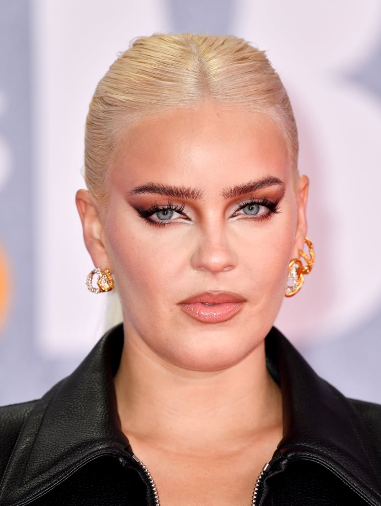 Anne-Marie Wears '90s Lip Liner at the 2022 BRIT Awards
