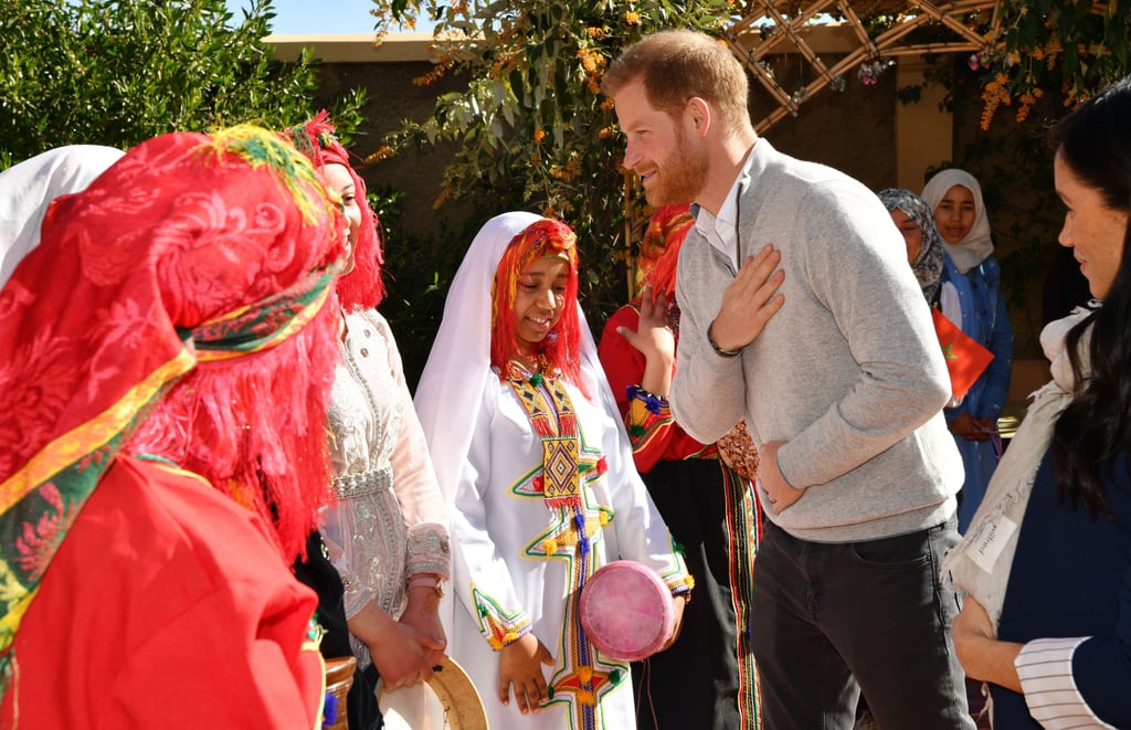 Prince Harry and Meghan Markle With Kids in Morocco Pictures