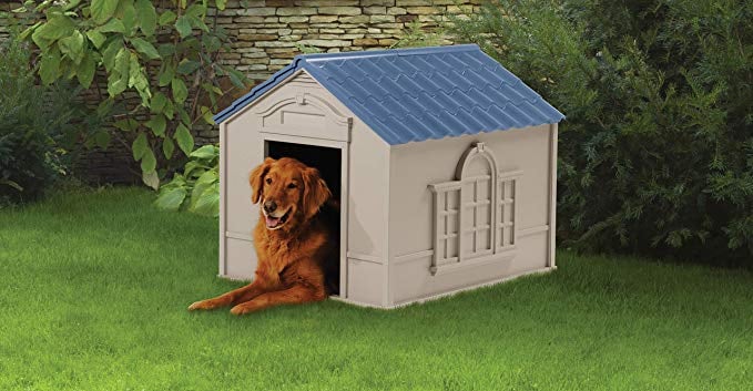 Suncast Outdoor Dog House With Door