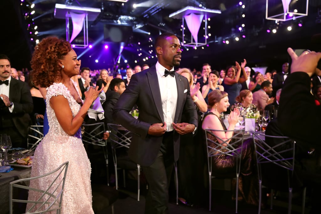 Sterling K. Brown and Ryan Michelle Bathe at 2018 SAG Awards