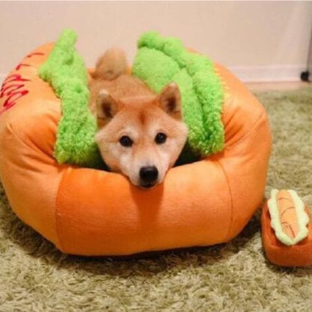 Hot Dog Washable Dual-Use Cotton Kennel Pet Nest