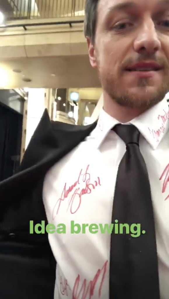 James Mcavoy At The Oscars 2019 Popsugar Celebrity