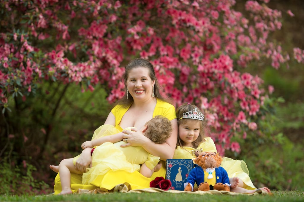 Beauty and the Beast Breastfeeding Photos