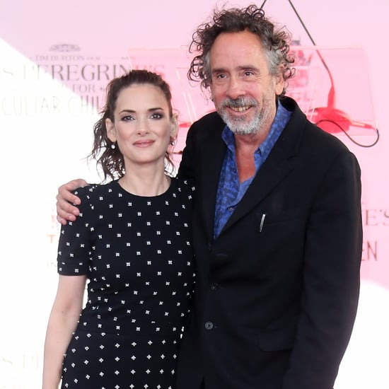 Winona Ryder and Tim Burton at Handprint Ceremony 2016