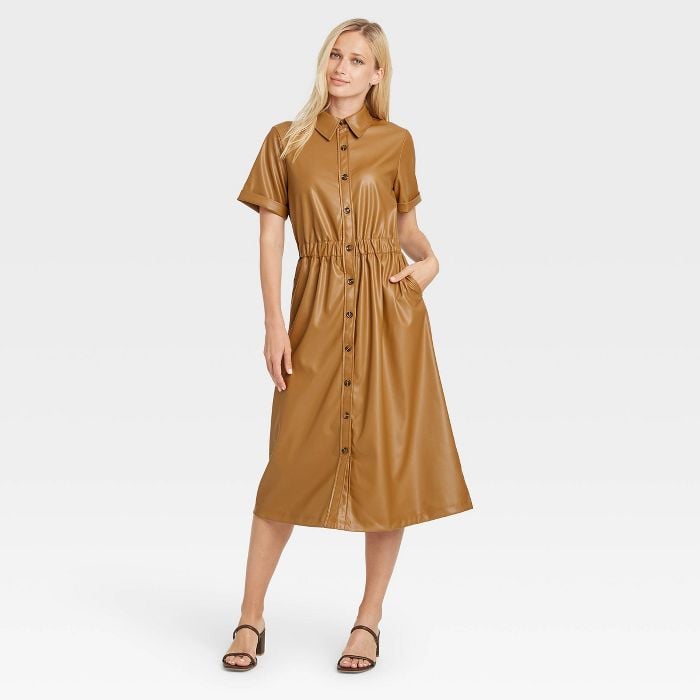 Luxe For Less: Who What Wear Short Sleeve Shirtdress