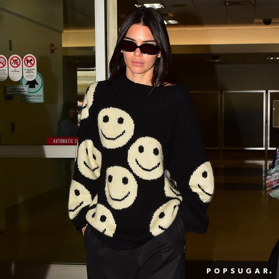 Kendall Jenner Marc Jacobs Smiley Face Sweater