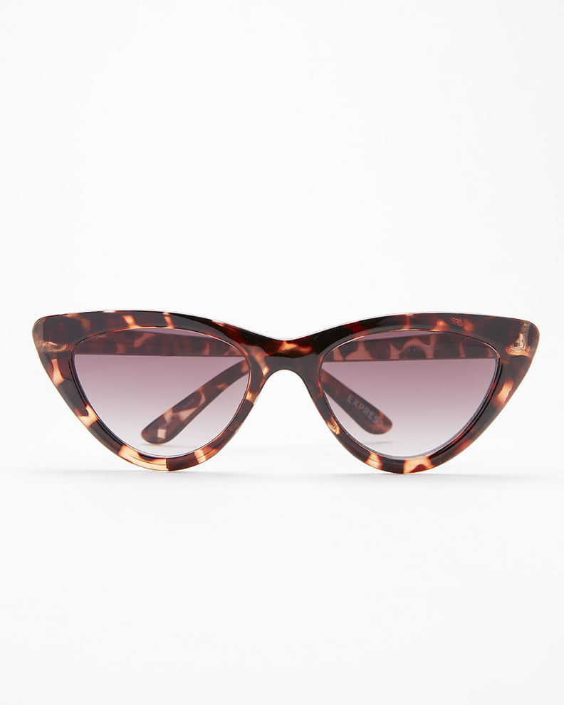 Express Tortoiseshell Cat-Eye Sunglasses