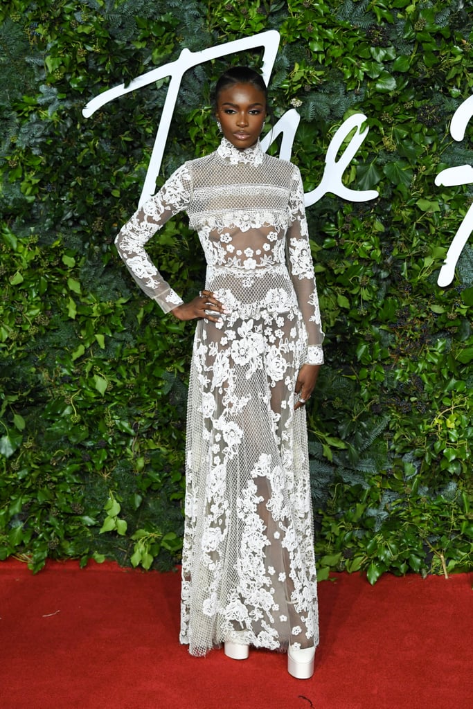 Leomie Anderson at the 2021 Fashion Awards