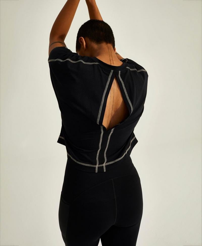Halle Berry x Sweaty Betty Patience Split Back T-Shirt