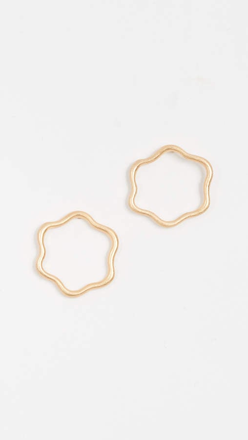Madewell Wobbly Circle Earrings