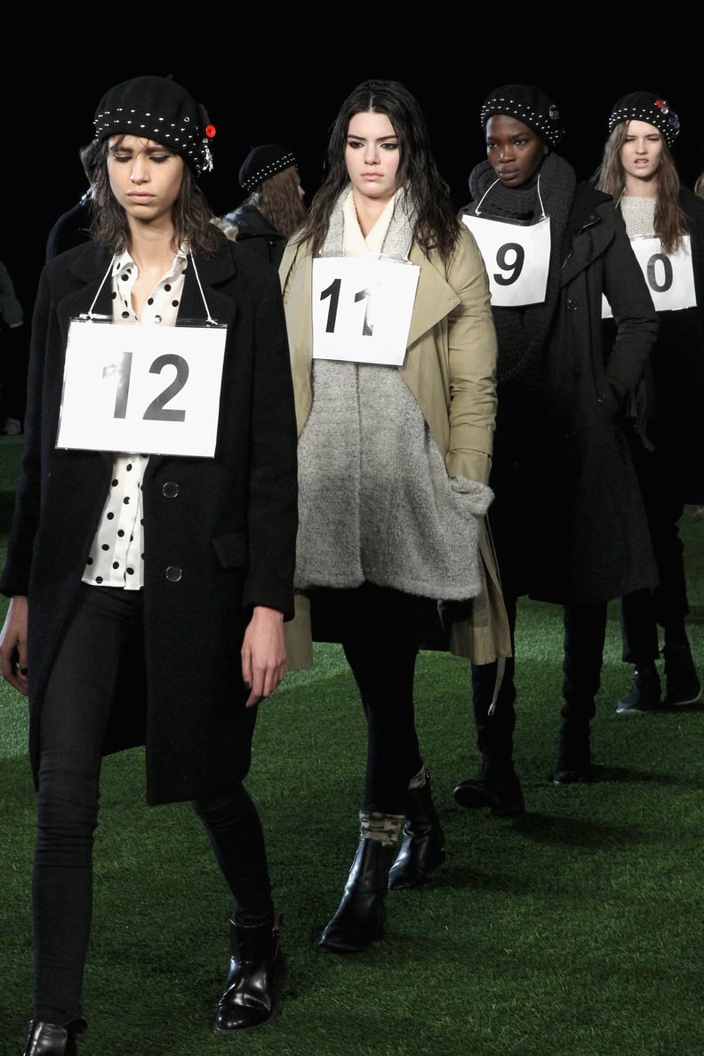 Kendall Practiced Her Walk Backstage at Marc by Marc Jacobs