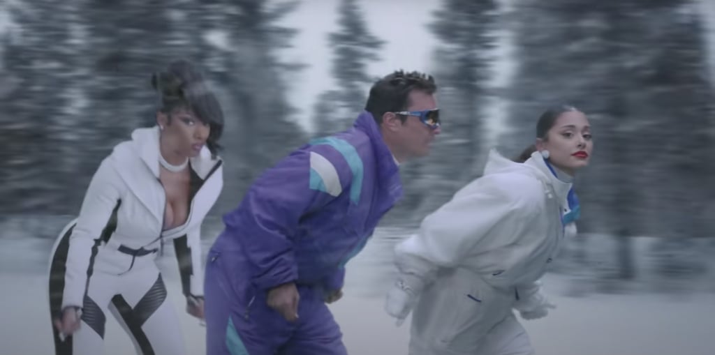 Ariana Grande, Jimmy Fallon, and Megan Thee Stallion's Snowsuits
