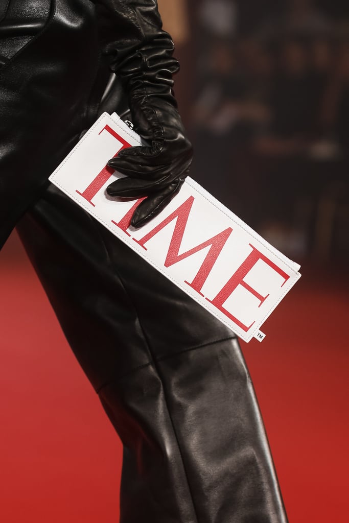 Time clutches popped up on the runway, and Princess Diana famously covered the magazine.