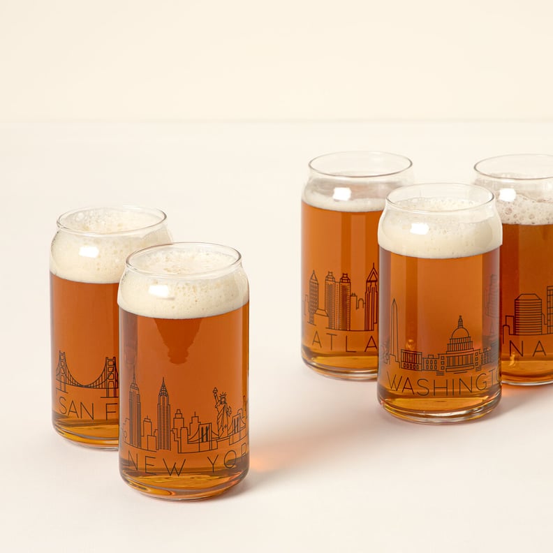 For the Ones Who Love Their City: City Skyline Beer Glasses