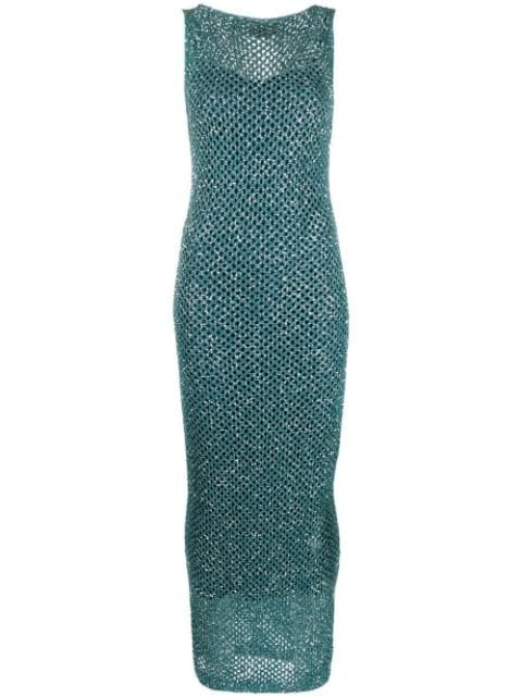Missoni Long Knitted Sleeveless Dress